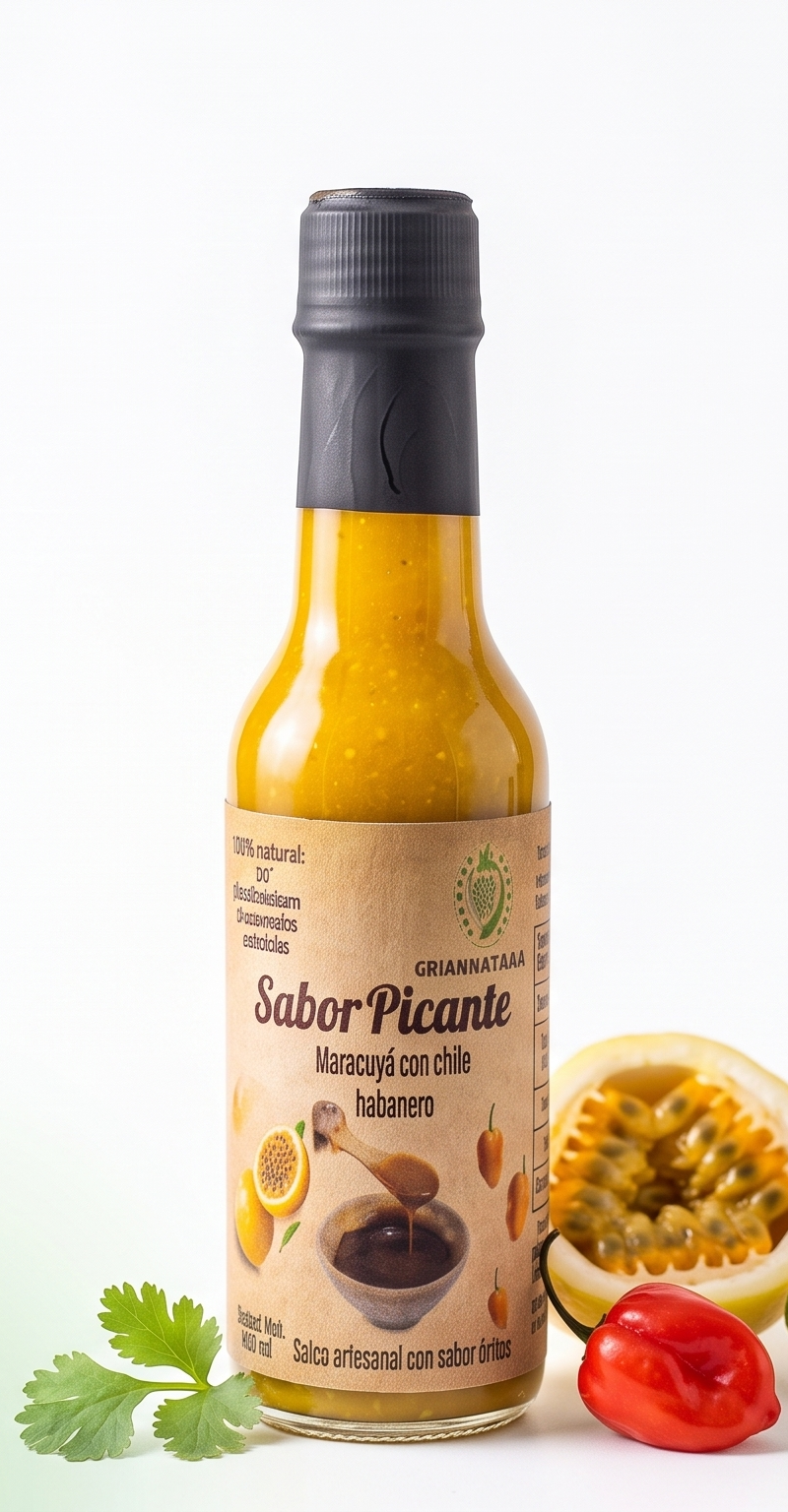 Salsa Maracuyá con Chile Habanero